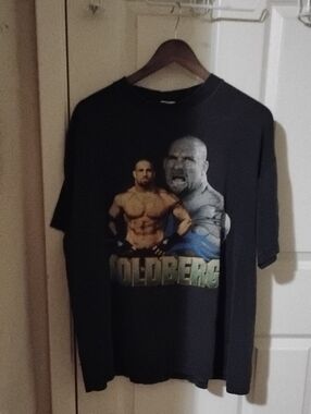 Vintage Black WCW Goldberg Shirt In Size XL